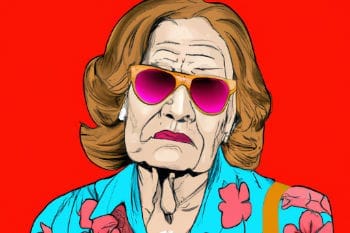 Calculation of spousal support in Canada (image of older woman with sunglasses)